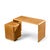 Milo Baughman for Thayer Coggin Mid Century Birdseye Maple and Brass Desk For Sale - Image 9 of 11