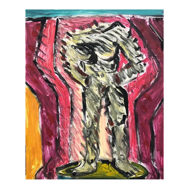 1980s Adrienne Anderson Female Nude Monoprint For Sale