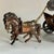 Vintage Bronze Roman Warrior in Chariot Pulled by Two Horses Sculpture For Sale - Image 4 of 11