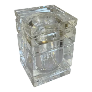 Alessandro Albrizzi Mid-Century Modern Italian Lucite Box or Ice Bucket