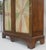 Very Fine 1900s Antique Russian Brass Inlay Two Glass Doors Storage Cabinet For Sale - Image 9 of 13