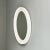 Modern Oval White Plastic Mirror by Carrara & Matta, 1980s For Sale - Image 11 of 14