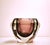 An exceptional vintage Murano Sommerso glass bowl, attributed to Alessandro Mandruzzato, Italy, circa 1970s. Spectacularly...