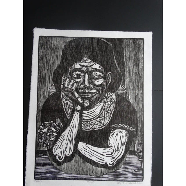 1st Edition. Wonderful portrait. Midcentury. Measures 20 1/2" x 26 1/2". Byron Randall (October 23, 1918 – August 11,...