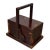 Brown 19th Century Chinese Hand Carved Meal Delivery and Lunch Box For Sale - Image 8 of 8
