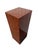 Post-Modern Laminated Burled Wood Pedestal For Sale - Image 4 of 5