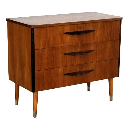 Vintage Swedish Chest of Drawers in Teak, 1960s For Sale