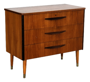 Vintage Swedish Chest of Drawers in Teak, 1960s
