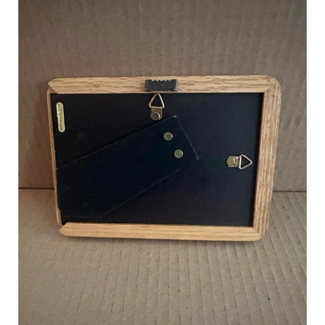 Contemporary “Evening by the Shore” Framed Signed Original Watercolor Seascape by Nancy Smith For Sale - Image 3 of 3