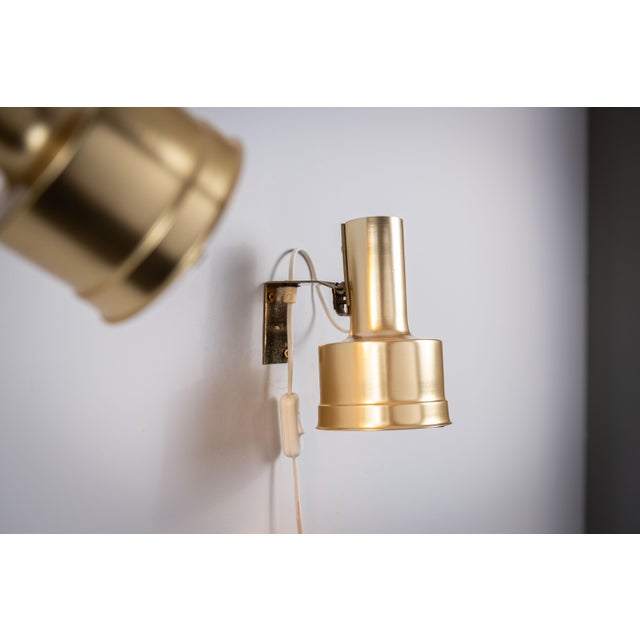 Adjustable Wall Lamps by Per Sundstedt for Kosta Lampan, Set of 2 For Sale - Image 11 of 17