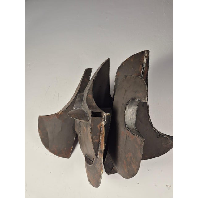 Ponzio IV, Abstract Constructivist Sculpture, 1960s, Sheet Metal For Sale - Image 16 of 16
