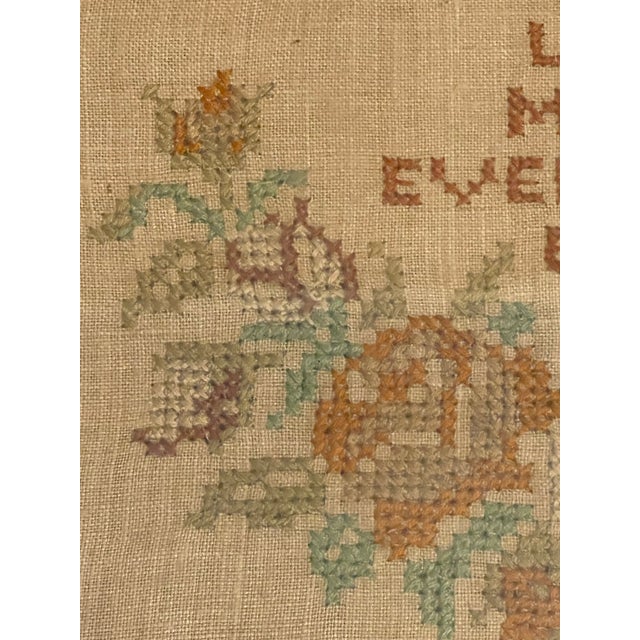 Vintage Botanical Cross Stitch For Sale In Jacksonville, FL - Image 6 of 8