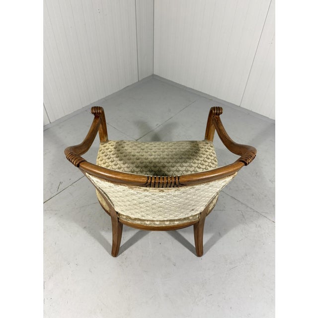 Antique Armchair in Velour, 1900s For Sale - Image 6 of 18