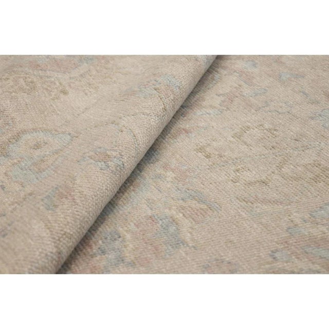 Pasargad Home Oushak Beige Wool Area Rug-12' 1'' X 15' 2'' For Sale - Image 4 of 5