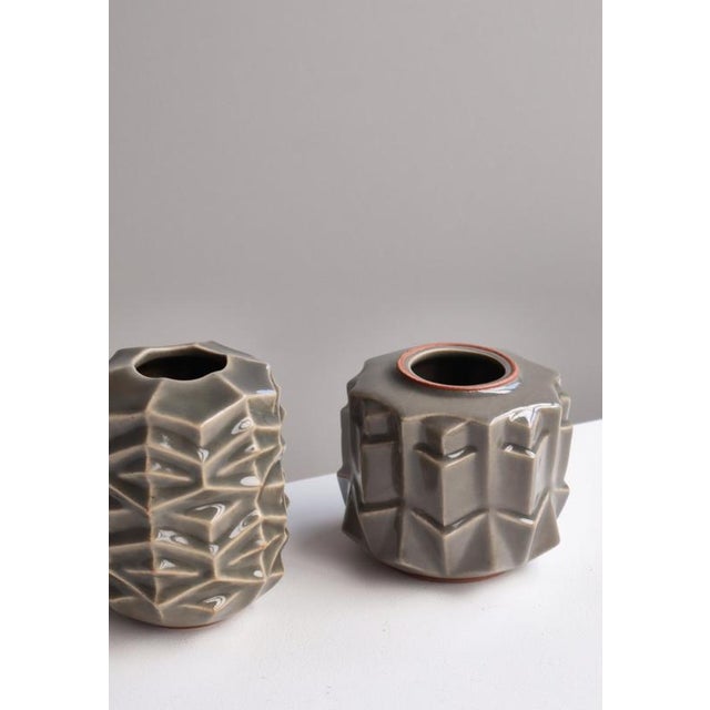 Stoneware Vases by Melike Ababyianik for Royal Copenhagen, Denmark, 1960s, Set of 2 For Sale - Image 6 of 17