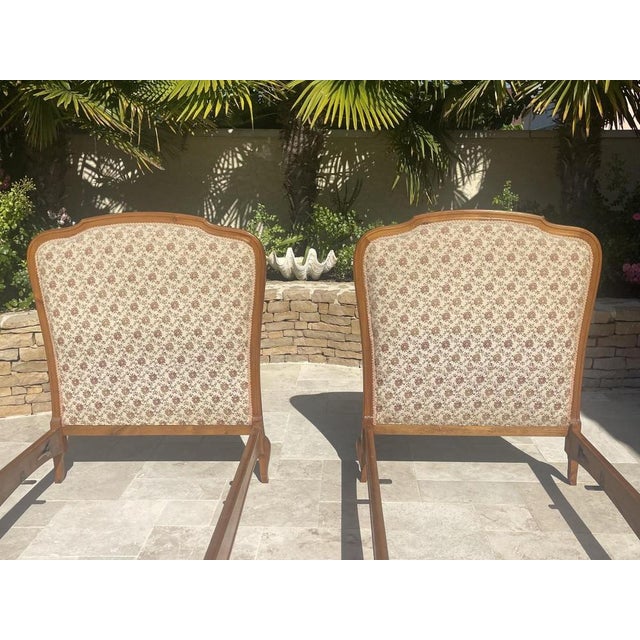 Louis XV Cherry Beds, Set of 2 For Sale - Image 3 of 10