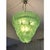 Green Contemporary Modern Green "Petals" Murano Style Glass Chandelier For Sale - Image 8 of 10