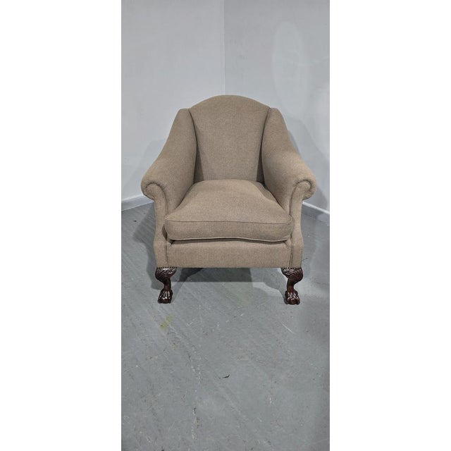 Antique Mahogany Armchair, 1910s For Sale - Image 9 of 12