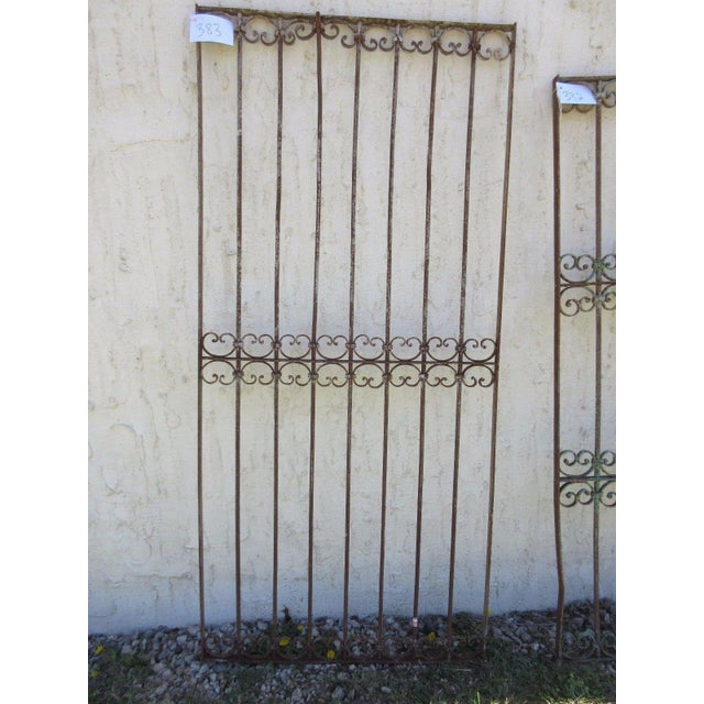 1900 - 1909 Antique Victorian Iron Gate For Sale - Image 5 of 7