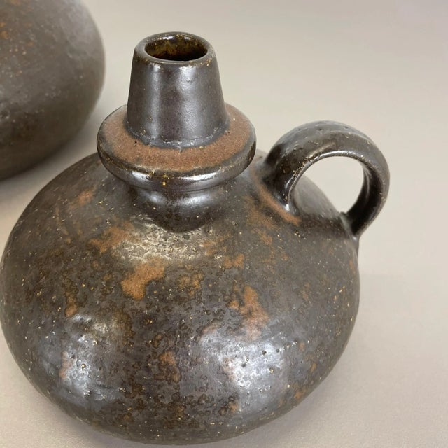 Abstract Pottery Vase Objects by Rudi Stahl, Germany, 1970s, Set of 2 For Sale - Image 14 of 18