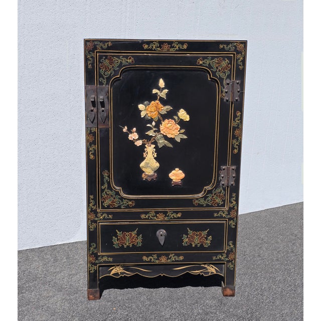 Gorgeous Cabinet in Good Vintage Condition. Solid and Firm. There is wear that is usual for its age. Please study the...