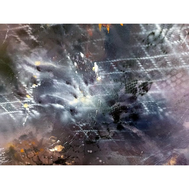Ovidiu Kloska, the Memory of a Star Before It Was Born, Large Scale Mixed on Canvas For Sale - Image 6 of 13