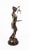 4ft Lady Justice Statue, 20th Century, Bronze For Sale - Image 9 of 18