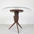 1950s Italian Round Wooden and Crystal Living Room Table attributed to Osvaldo Borsani, 1960s For Sale - Image 5 of 13