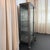 Large Antique Double Door Brushed Steel Apothecary Vitrine Cabinet For Sale In New York - Image 6 of 10