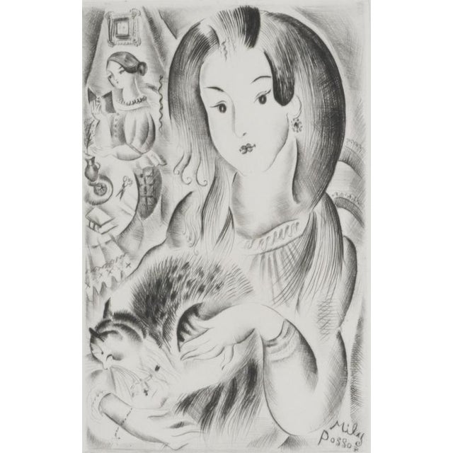 Mily Possoz, Serenity, Original Signed Engraving For Sale - Image 9 of 9