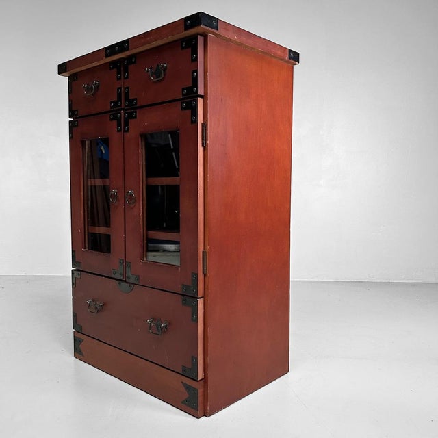 Japanese Tansu Storage Cabinet, 1980s For Sale - Image 13 of 16