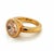 Chopard Mid 20th Century Chopard Happy Diamond 18k Rose Gold Round Ring - Size 6.5 For Sale - Image 4 of 8