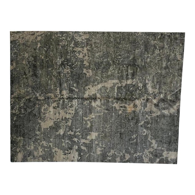 Silk and Wool Modern Style Rug , 8' X 10'3" For Sale