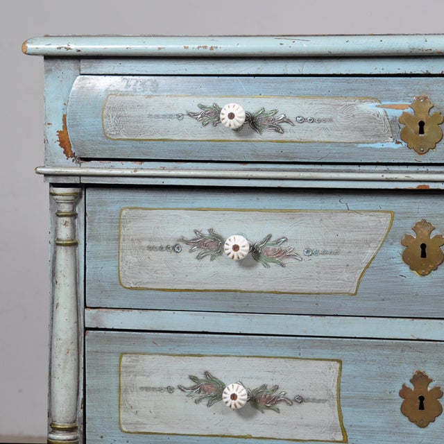 Gustavian Chest of Drawers, 1870 For Sale - Image 9 of 16