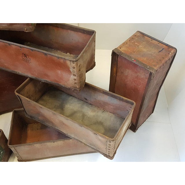 1950s Industrial Storage Crates, Loos, France, 1950s, Set of 11 For Sale - Image 5 of 12