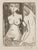 Otto Mueller, Female Nude in Front of a Mirror, 1924, Lithograph For Sale
