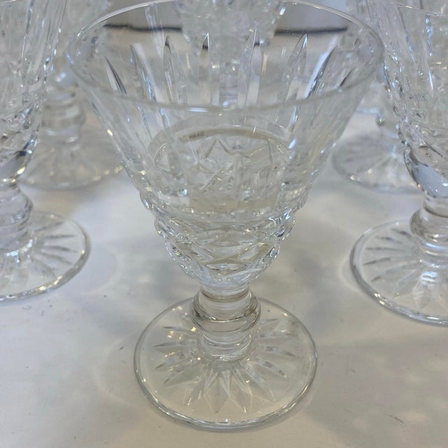 Waterford 1970s Waterford Tramore Cut Crystal Liqueur Cordials - Set of 10 For Sale - Image 4 of 11