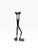 Late 20th Century Vintage Signed Carrol Boyes Cast Metal "Standing Man" Business Card Holder For Sale - Image 5 of 8
