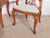Antique Baker 1950s French Red Chinoiserie Leather Top Writing Desk & Arm Chairs For Sale - Image 9 of 16