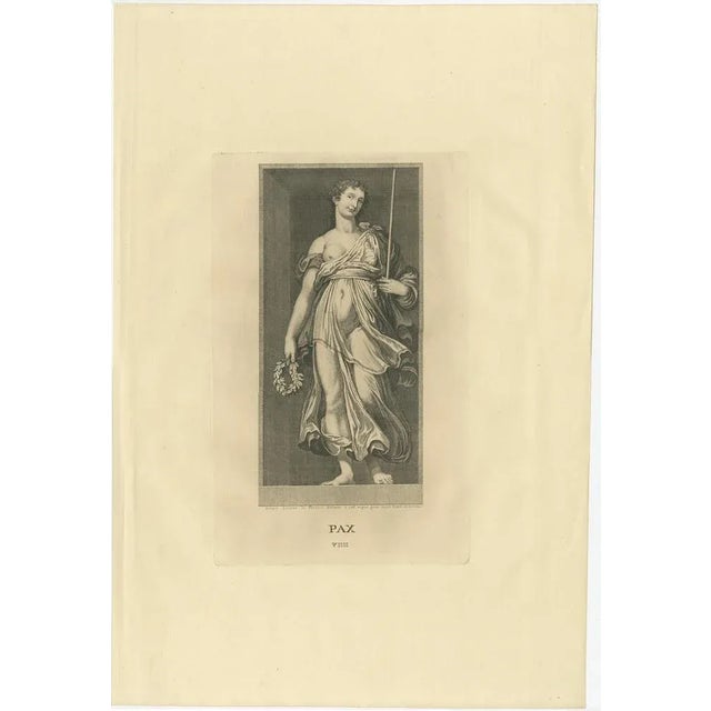 Mid 18th Century Von Prenner, Various Personifications, 1748, Paper, Set of 7 For Sale - Image 5 of 9