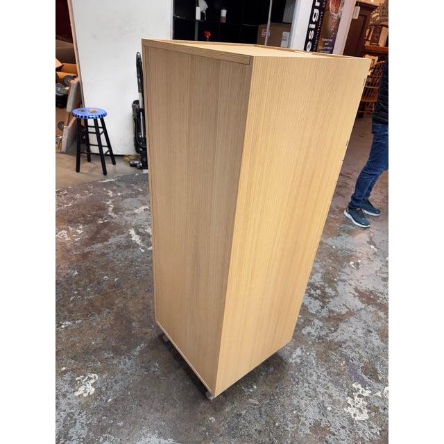 Tan Jesse Oak Wood Jewelry Chest of Drawers For Sale - Image 8 of 12