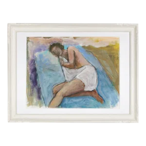 Abstracted Lounging Figure 1994 Mixed Media