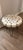 Round Wood Log Slice Coffee Table, Light Wood Top, Black Metal Hairpin Legs For Sale - Image 4 of 4