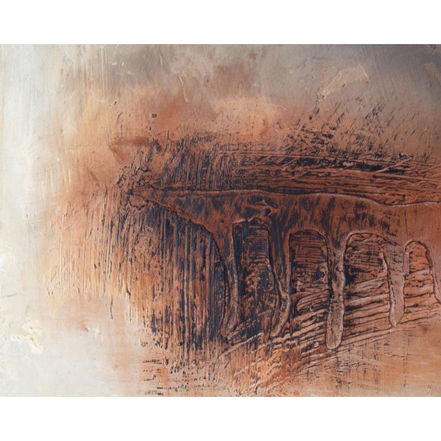 1990s 1990 “Structure Series #15” Mixed Media Painting by Susan Laufer For Sale - Image 5 of 8