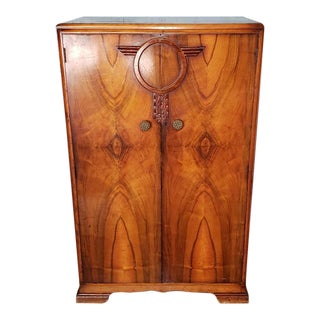 1930s Vintage Art Deco Armoire For Sale
