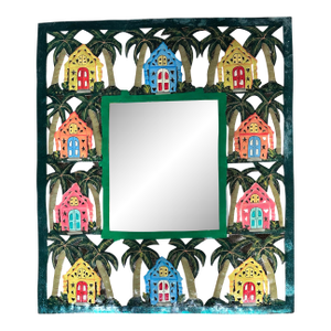 Handmade Folk Art Wall Mirrror