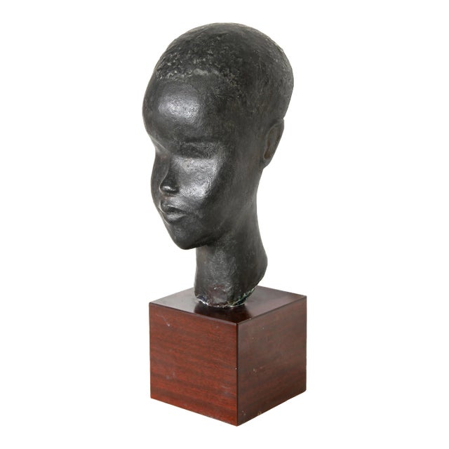 African Woman Sculpture, Ruth Gutman For Sale