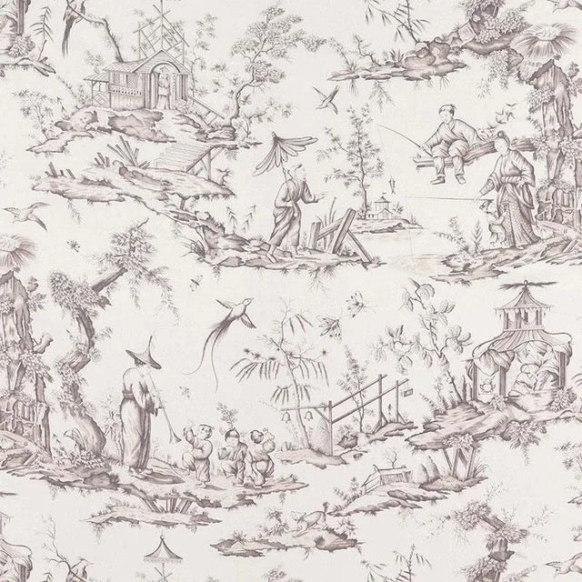 Shengyou Toile is based on a priceless 18th-century document in our archives by court painter Jean-Baptiste Pillement....