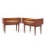 Mid-Century Modern Arne Vodder Style West Michigan Furniture Walnut Nightstands - Pair For Sale - Image 3 of 12