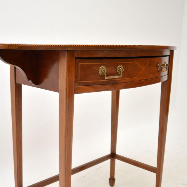 Edwardian Writing Table, 1890s For Sale - Image 12 of 13